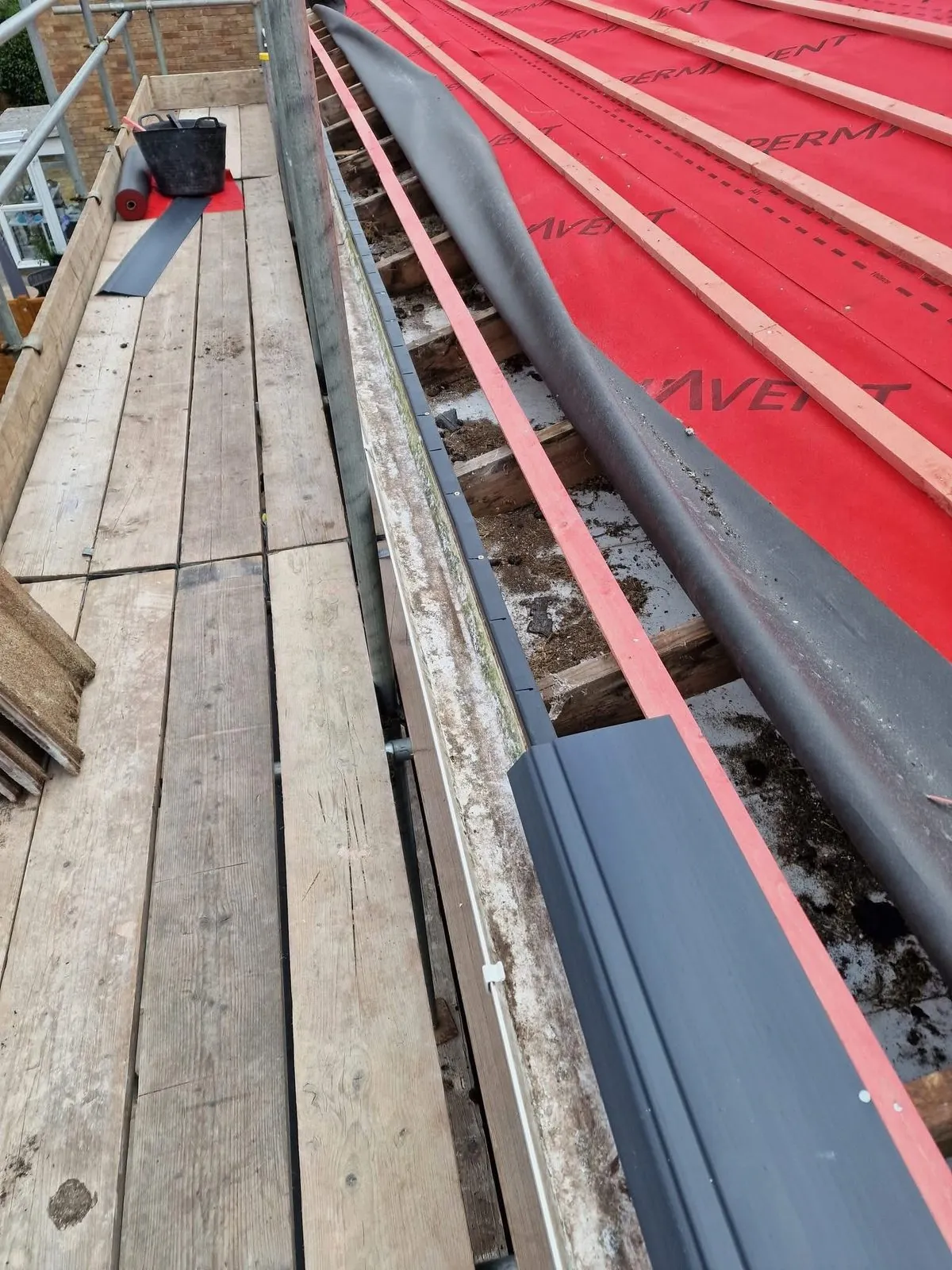 Breathable membrane and battens